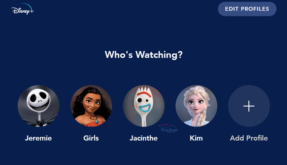 How to edit your Disney+ profiles